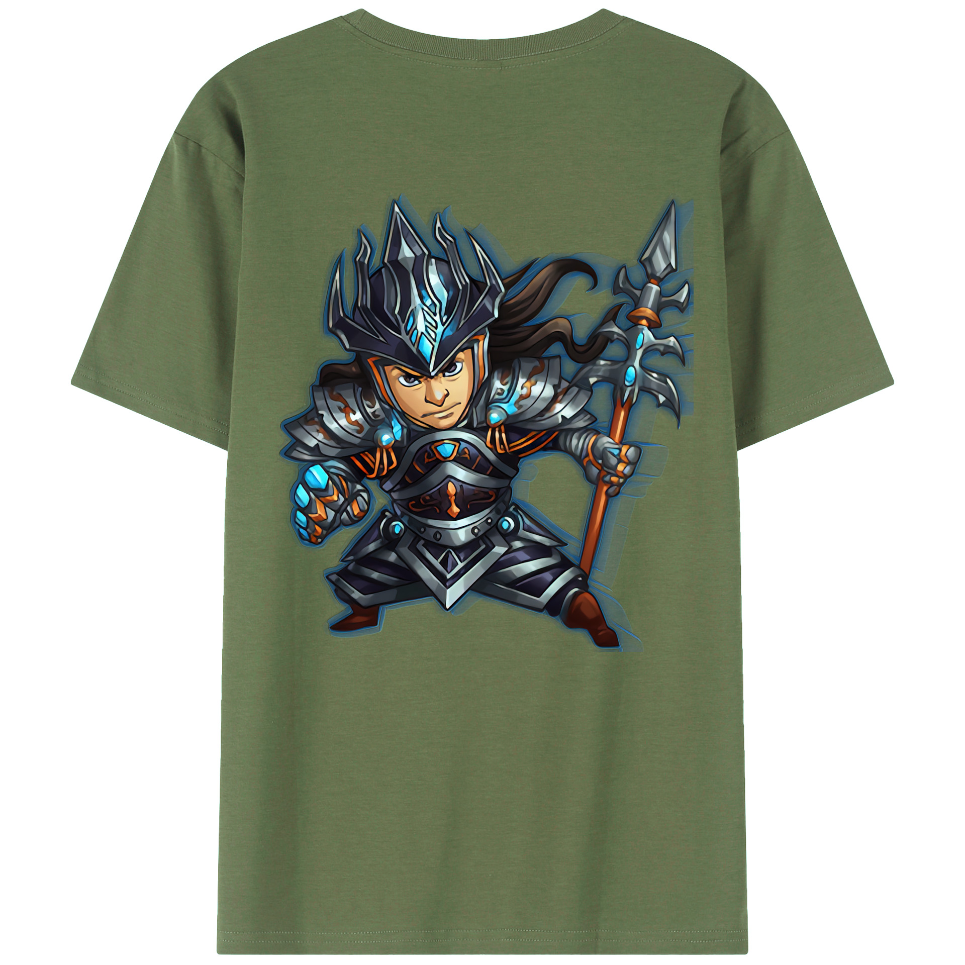 （画像用） リーグ・オブ・レジェンド League of Legends LOL 綿100％ メンズ半袖Tシャツ（バックプリント） 通気性